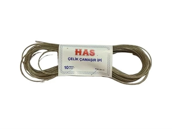 HAS ÇELİK ÇAMAŞIR İPİ 10 MT ürün görseli 1