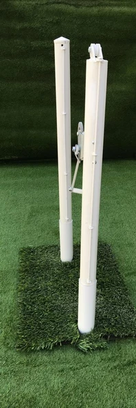 Adelinspor Via Sabit Ankrajlı Tenis Direği ve Diomond Tenis File Seti ürün görseli 1