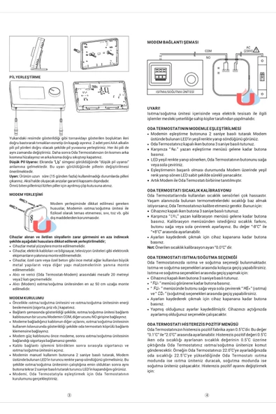 Baymak Logı S Kablosuz Oda Termostatı - Resim 5