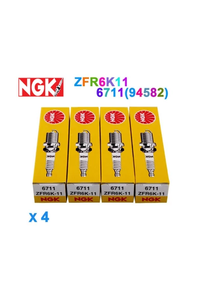 NGK BUJİ TAKIM HONDA ACCORD	2.0	Sedan 2003-2008 114 kW (155 Beygir)4 ADET ürün görseli 1
