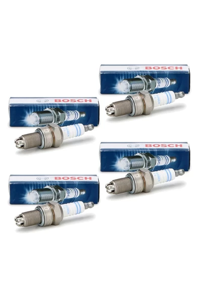Bosch 3 TIRNAK TAKIM Skoda Octavia 1.6 1996-2004 Bosch Nikel Buji 3 Tırnak 4 Adet  AEE MOTOR NO ürün görseli 1