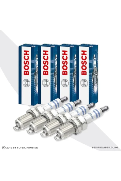 Bosch Volkswagen Polo 1.4 2004-2014 Bosch Nikel Buji 4 Adet CGG-BUD-BKY-CDD MOTOR NO ürün görseli 1