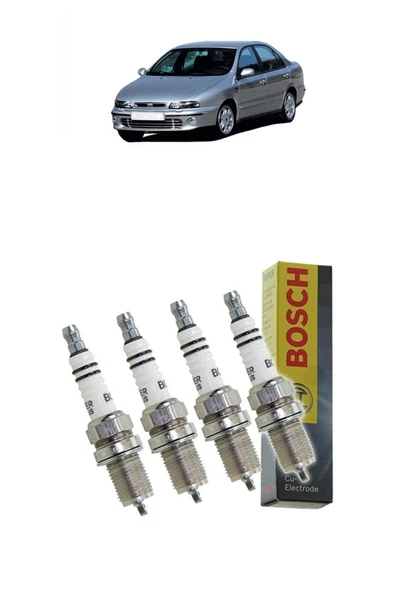 Bosch Fiat Marea 1.6 16v Buji Takımı 4 Adet Orjinal Marka Bedava Kargo ürün görseli 1