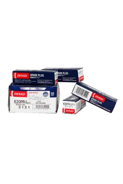 DENSO Ateşleme Buji Takımı (4'lü) K20pr-u11  Uyumlu ürün görseli 1