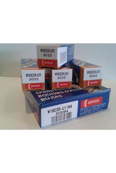DENSO W16exr-u11 Buji Corolla 1,3 Lancer Excel Carry Takım 4 Adet ürün görseli 1