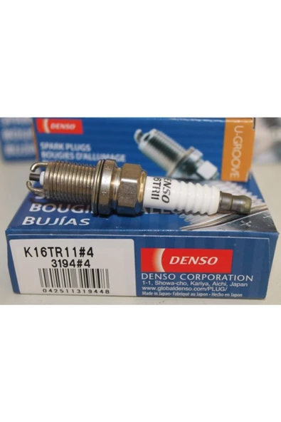 DENSO K16Tr11 Buji Corolla Uyumlu 1,3 1997-2000 Takim 4 Adet 504597554 ürün görseli 1