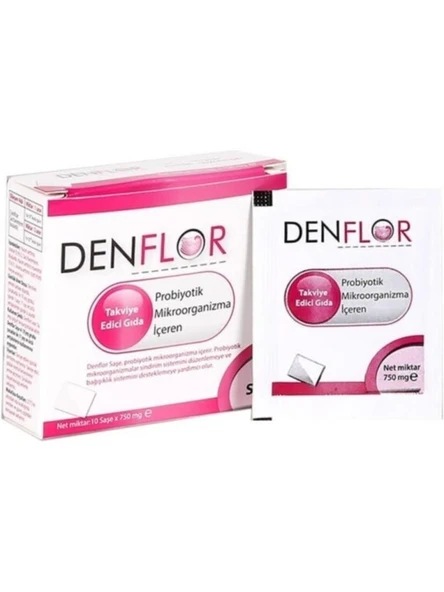 Denflor Probiyotik 10 Saşe (SKT:10/2028) ürün görseli 1