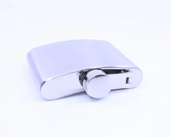 Mat Krom Cep Matarası-Flask 5 OZ - Resim 4