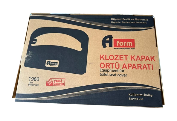 A Form Klozet Kapak Örtüsü Dispenseri Aparatı - 40x5x29 Cm. - Beyaz - Plastik - Duvara Monte ürün görseli 1