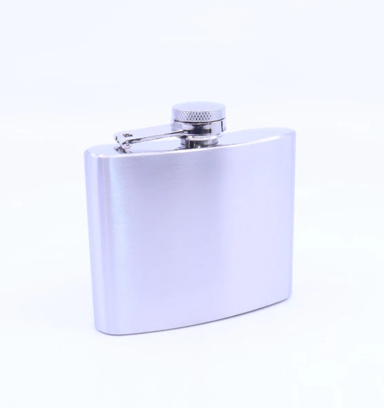 Mat Krom Cep Matarası-Flask 5 OZ - Resim 2