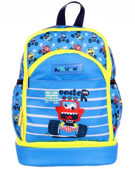 Kaukko Kids Anaokul Çantası Monster Truck V6029 ürün görseli 1