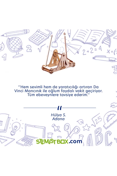Stemist Box Da Vinci Mancınık - Resim 6