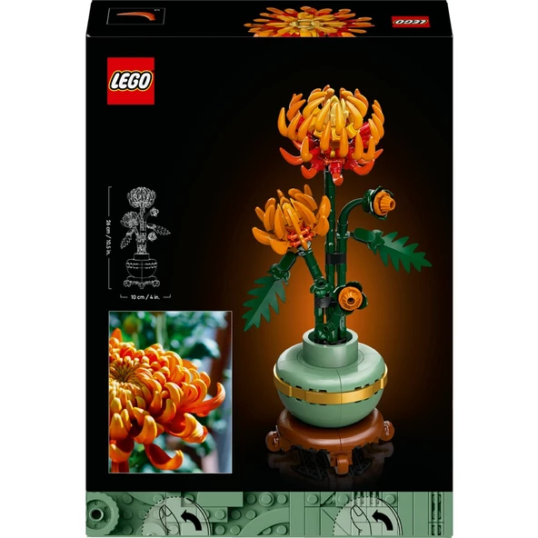 Lego icons Chrysanthemum 10368 - Resim 3