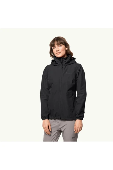 Jack Wolfskin 1111202-6000 Stormy Point 2L Jkt M Kadın Outdoor Mont ürün görseli 1