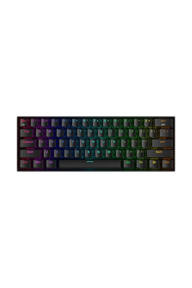 Redragon K530PRO Draconic Türkçe Q 60% Kompakt Kablosuz - Bluetooth 2.4G Brown Switch Mekanik Klavye ürün görseli 1