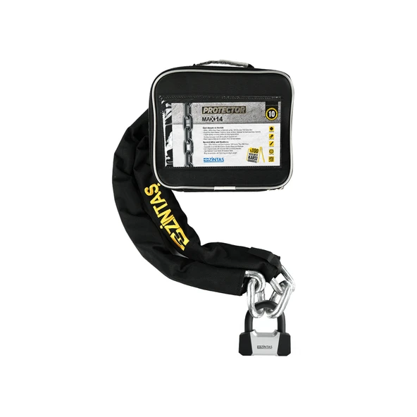 Zintaş Protector Max14 Motosiklet Kesilmez Zincir Kilit 14mm 150cm ürün görseli 1