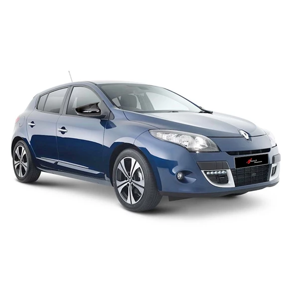 RENAULT MEGANE 3 UYUMLU PARLAK SİYAH BATMAN AYNA KAPAĞI ürün görseli 1