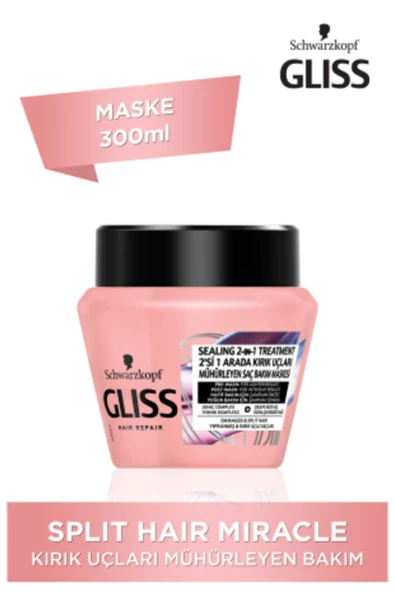 Schwarzkopf Glıss Splıt Haır Bakım Maskesi 300 Ml - Resim 2