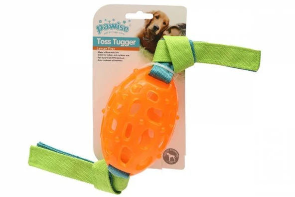 Pawise Fırlatmalı İpli Kauçuk Top Köpek Oyuncağı ürün görseli 1