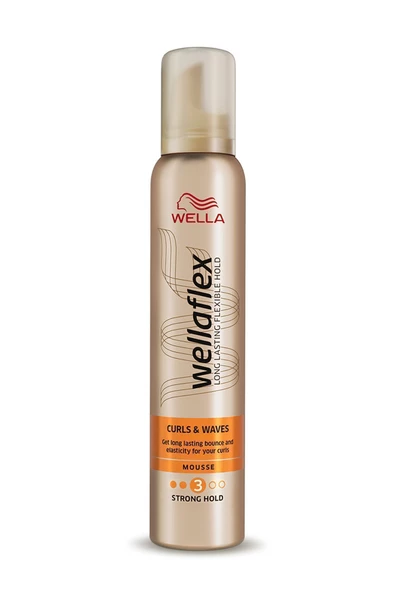Wellaflex Curls & Waves Strong Hold Saç Köpüğü - 200 ml ürün görseli 1