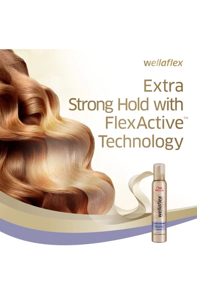 Flex 2nd Day Volume Extra Strong Hold Saç Köpüğü - 200 ml - Resim 4