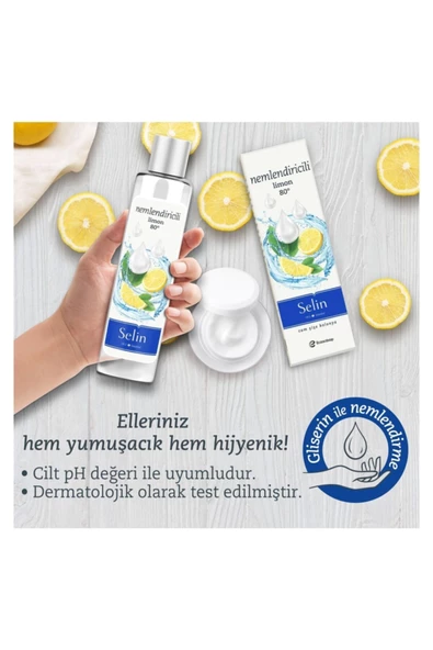 Nemlendiricili Kolonya 180 ml 3'lü Set - Resim 2