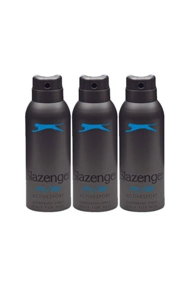 Active Sport Erkek Deodorant Spray Mavi 150 ml 3 Adet ürün görseli 1