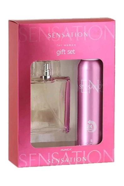 Sensation Edt 100 ml + Deodorant 150 ml - Kadın Parfüm Seti 8690973371331 ürün görseli 1