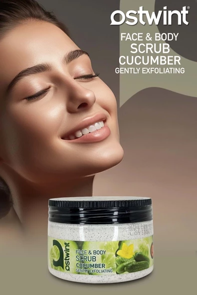 Scrub Salatalık Cucumber Özlü Vücut Peelingi 300 ml - Resim 3