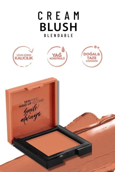 Cream Blush - Krem Allık 44 Blossom - Resim 3