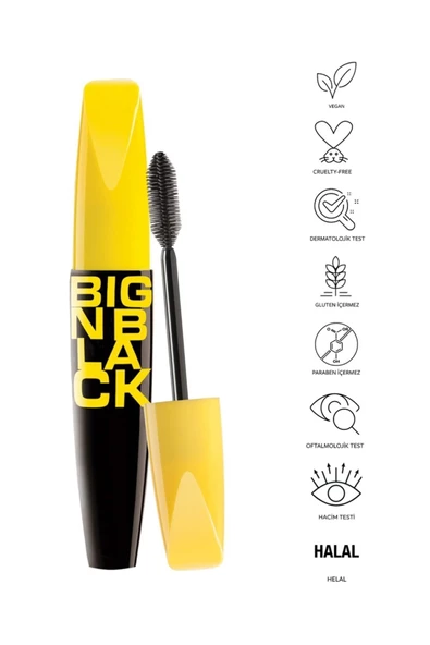 Big N Black Mascara - Siyah Maskara ürün görseli 1