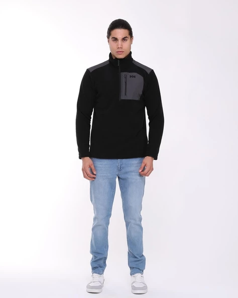 Helly Hansen Block Halfzip Erkek Yarım Fermuarlı Polar HHA..12008.990 Siyah ürün görseli 1