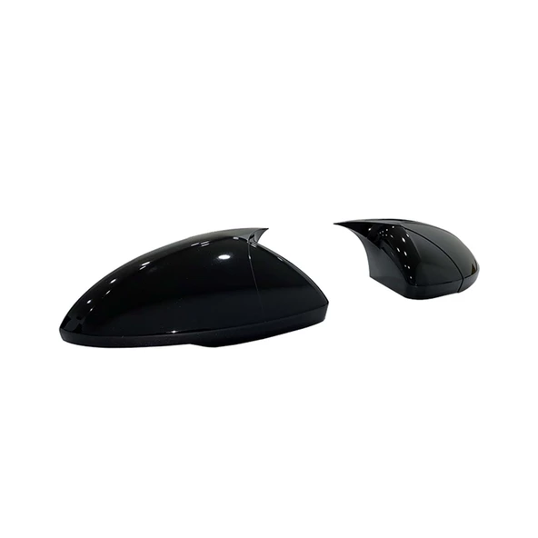 VW POLO 6R 2009-2014 UYUMLU PARLAK SİYAH BATMAN AYNA KAPAĞI ürün görseli 1