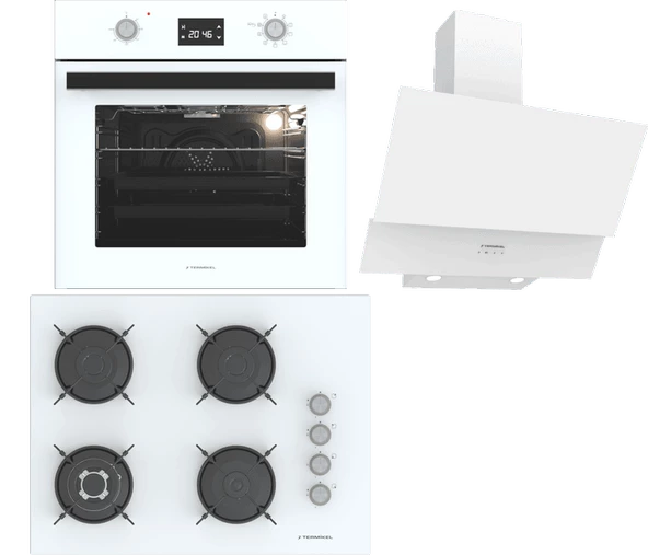 Termikel Ankastre Set (BO O6555C W + BH P7194C W + CH C6532C WW) ürün görseli 1