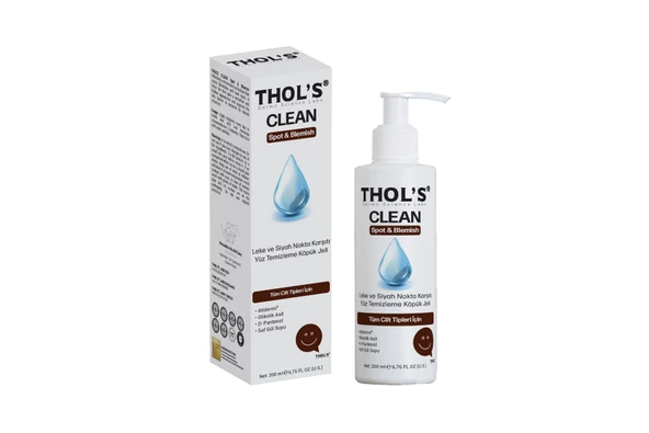 THOL'S CLEAN Spot&Blemish (TB10) Yüz Temizleme Köpük Jeli  - 200 ml  Leke ve Siyah Nokta Karşıtı Yüz Temizleme Köpük Jeli ürün görseli 1
