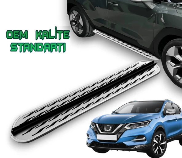 QASHQAİ 2014 2015 2016 2017 2018 2019 2020 2021 ARACA ÖZEL YAN BASAMAKLIK ürün görseli 1