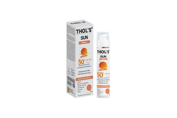 THOL'S SUN Balance (TB6) Fluid  Güneş Koruyucu - 50 ml  Normal ve Karma Ciltler İçin Nemlendirme Etkili Fluid Güneş Koruyucu ürün görseli 1