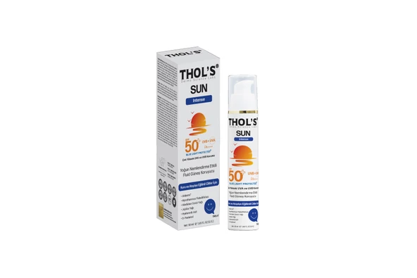 THOL'S SUN Intense (TB7)  Fluid  Güneş Koruyucu - 50 ml  Kuru ve Atopiye Eğilimli Ciltler İçin Yoğun Nemlendirme Etkili Fluid Güneş Koruyucu ürün görseli 1