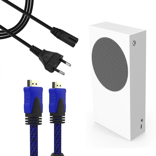 Xbox Series S Güç Kablosu Hdmi Örgülü Kablo Set Xbox Aksesuar ürün görseli 1