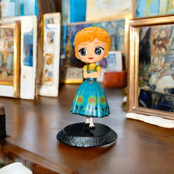 VIP FROZEN ANNA KARAKTER BİBLO 13 CM ANNA OYUNCAKLARI ANNA DEKORATİF OBJE BİBLO YILBAŞI HEDİYELERİ ürün görseli 1