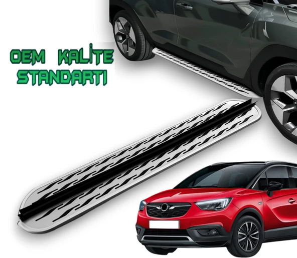 CROSSLAND X 2017 2018 2019 2020 2021 2022 2023 2024 2025 ARACA ÖZEL YAN BASAMAKLIK ürün görseli 1