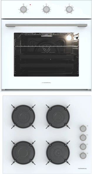 Termikel Ankastre Set (BO O6435C W + BH P6144C W) ürün görseli 1