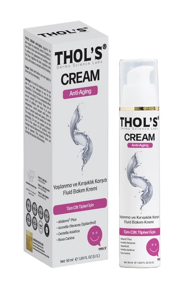 THOL'S CREAM Anti-Aging (TB25) Fluid  Bakım Kremi- 50 ml   Yaşlanma ve Kırışıklık Karşıtı Fluid Bakım Kremi ürün görseli 1