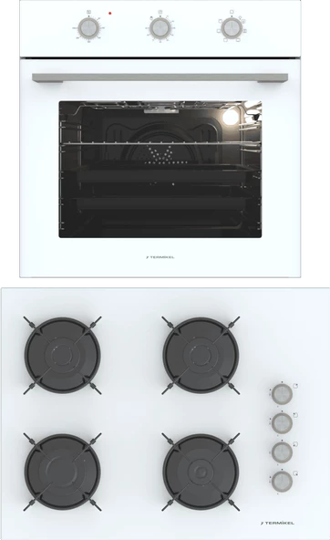 Termikel Ankastre Set (BO O6435C W + BH P7144C W) ürün görseli 1