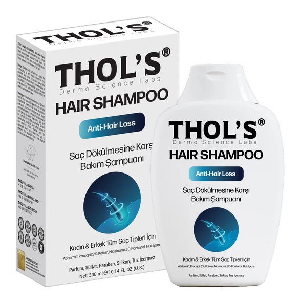 THOL'S HAIR SHAMPOO Anti-Hair Loss (TB28)  Saç Dökülmesine Karşı Bakım Şampuanı - 300 ml ürün görseli 1