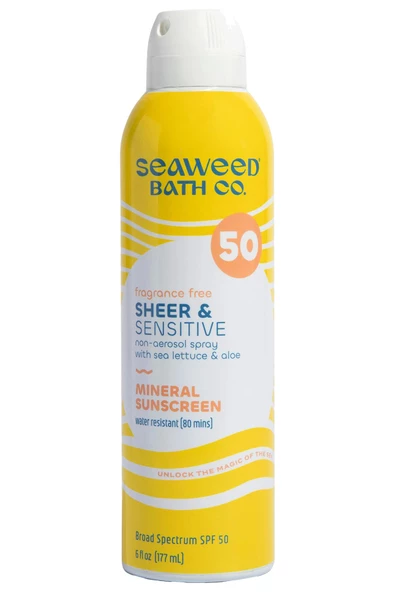 Seaweed Bath Co. SPF50 Sheer & Sensitive Kokusuz Güneş Spreyi 177ML ürün görseli 1