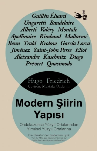 MODERN ŞİİRİN YAPISI - Ondokuzuncu Yüzyıl Ortalarından Yirminci Yüzyıl Ortalarına /Die Struktur der modernen Lyrik (Von der Mitte des neunzehnten bis zur Mitte des zwanzigsten Jahrhunderts) ürün görseli 1