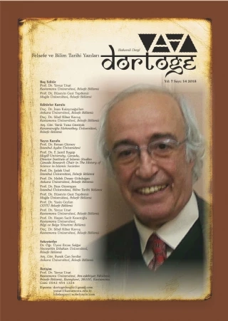 Dörtöğe Felsefe ve Bilim Tarihi Yazıları Hakemli Dergi Yıl:7 Sayı:14 ürün görseli 1
