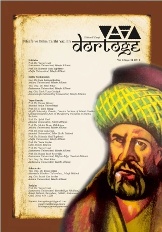 Dörtöğe Felsefe ve Bilim Tarihi Yazıları Hakemli Dergi Yıl:6 Sayı:12 ürün görseli 1