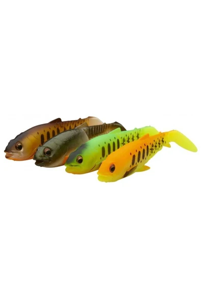 Craft Cannibal Paddletail 12.5 Cm 20 Gr Dark Water Mix 4 Adet Silikon Yem ürün görseli 1